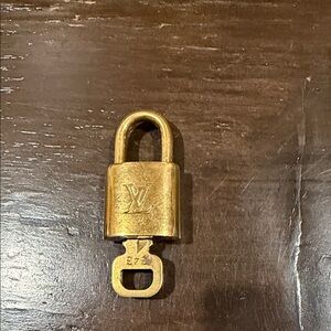 Beautiful Louis Vuitton Vintage Lock and Key Set